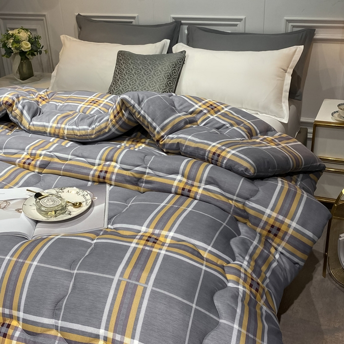 91家纺网 家纺一手货源 找家纺 （总）U被家纺 2025新款仿棉印花冬被实拍图