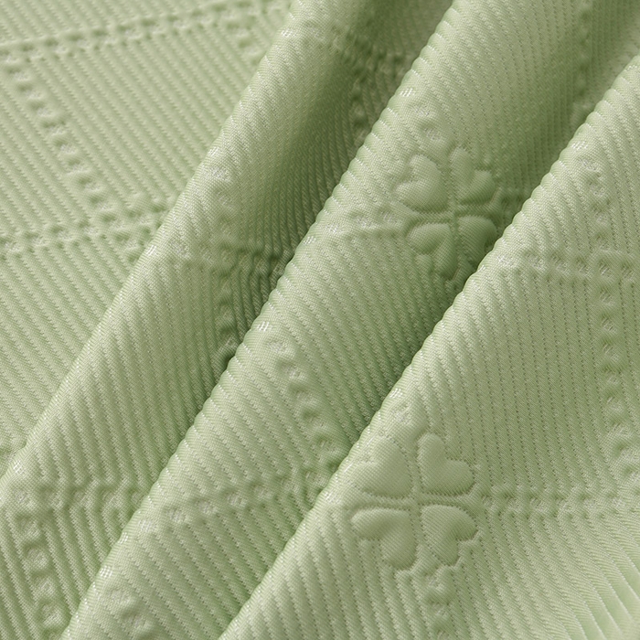 91家纺网 家纺一手货源 找家纺 畅畅家纺 2025新款网红爆款夏季立体冰豆豆凉席床裙款三件套 爱心-苹果绿