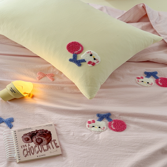 91家纺网 家纺一手货源 找家纺 （总）Sweet dreams甜梦 2025新款亲肤水洗棉毛巾刺绣夏被空调被夏凉被四件套