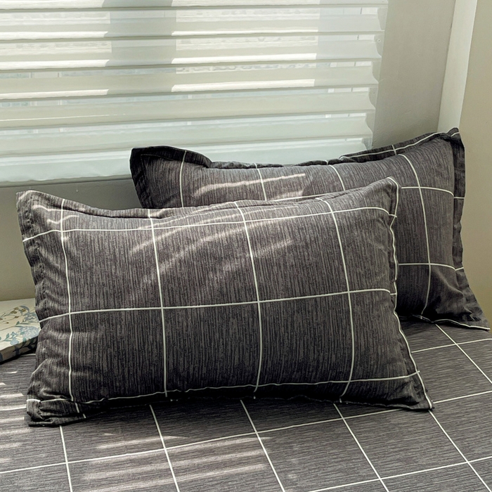 91家纺网 家纺一手货源 找家纺 朵朵家纺 2025新款亲肤水洗棉芦荟棉印花四件套 北欧风情