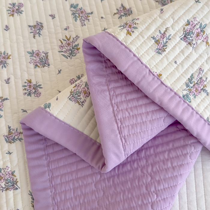 91家纺网 家纺一手货源 找家纺 贝扬思家纺 2025新款双层纱抗菌床盖三件套 半秋风铃