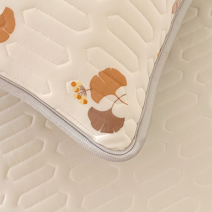 91家纺网 家纺一手货源 找家纺 芯宜佳 2025新款A类凉感丝乳胶单人枕套 自然之韵