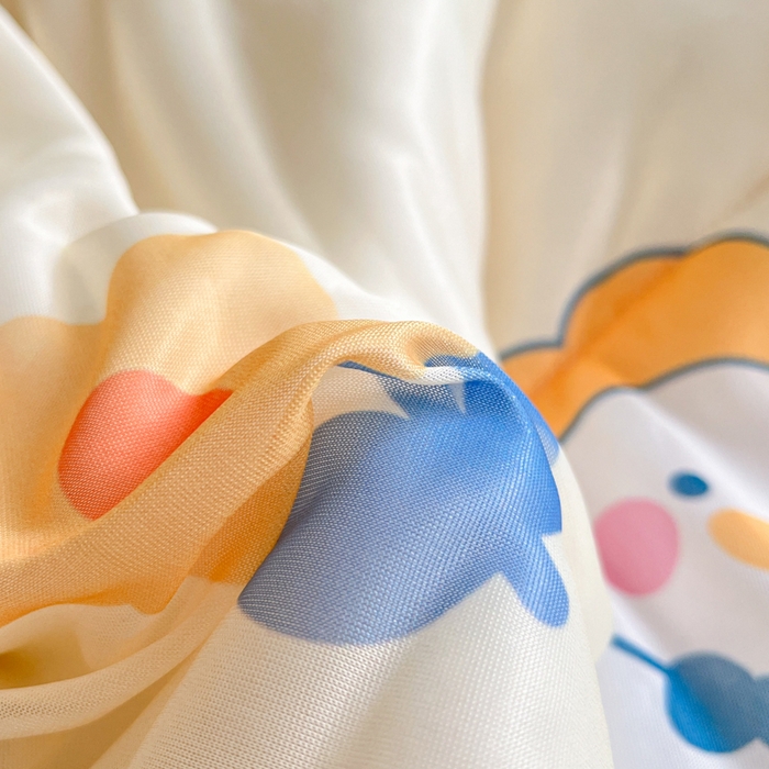 91家纺网 家纺一手货源 找家纺 （总）沐慕 2025新款小清新凉感丝夏被凉席四件套