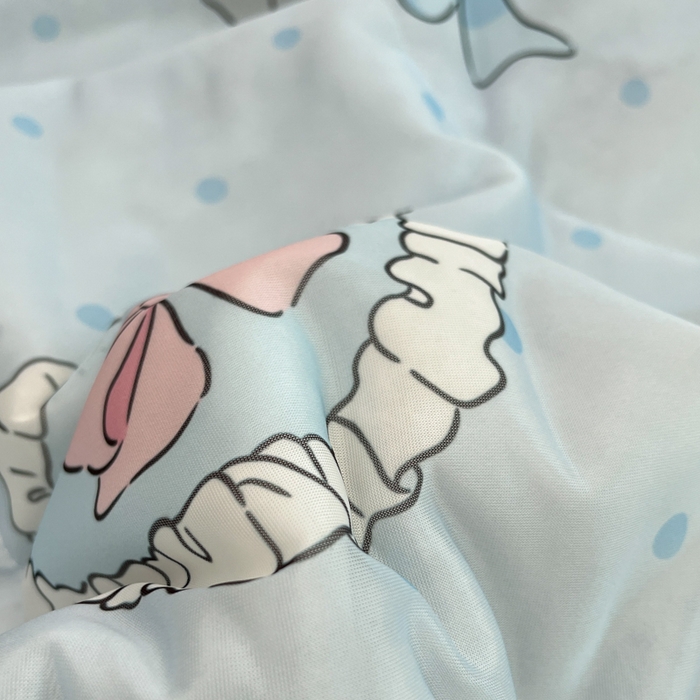 91家纺网 家纺一手货源 找家纺 沐慕 2025新款小清新凉感丝夏被凉席四件套 萌宠礼物