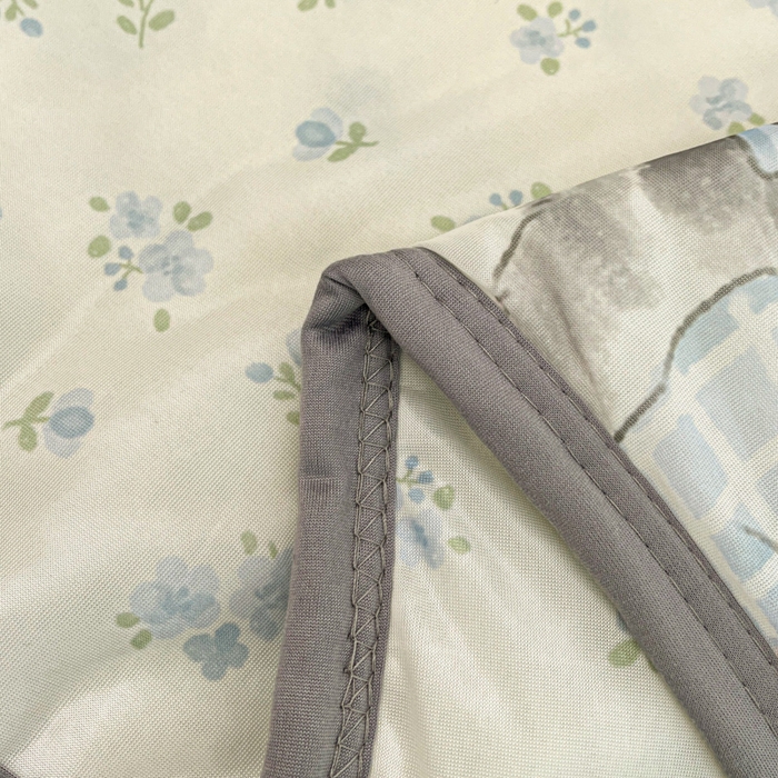 91家纺网 家纺一手货源 找家纺 沐慕 2025新款小清新凉感丝夏被凉席四件套 碎花小猫