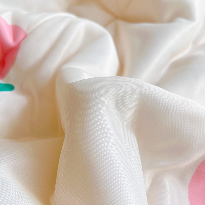 91家纺网 家纺一手货源 找家纺 沐慕 2025新款小清新凉感丝夏被凉席四件套 郁金香