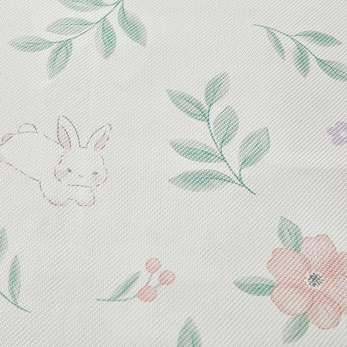 91家纺网 家纺一手货源 找家纺 沐慕 2025新款学生床小清新印花冰藤席 莫妮卡