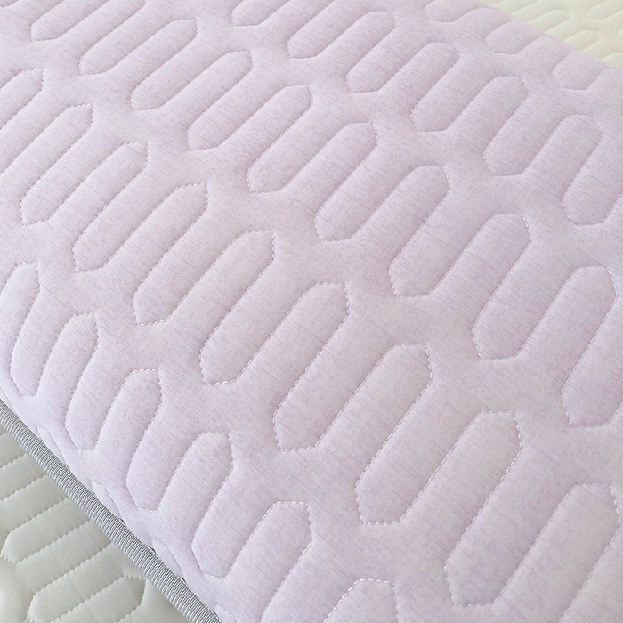 91家纺网 家纺一手货源 找家纺 芯宜佳 2025新款A类凉感丝乳胶单人枕套 肌理纹-紫