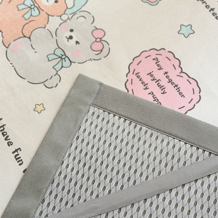 91家纺网 家纺一手货源 找家纺 沐慕 2025新款时尚数码印花600D冰丝凉席系列 冰丝-好伙伴