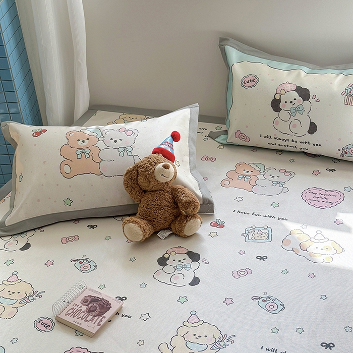 91家纺网 家纺一手货源 找家纺 沐慕 2025新款时尚数码印花600D冰丝凉席系列 冰丝-好伙伴