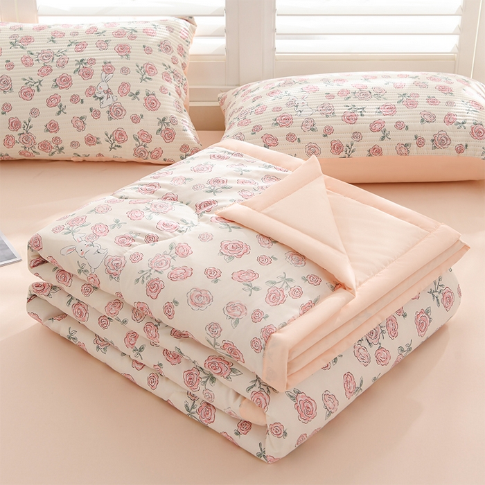 91家纺网 家纺一手货源 找家纺 （总）圣楚家纺 2025春夏新款大豆纤维夏被夏凉被空调被