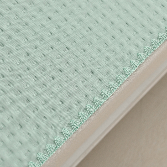 91家纺网 家纺一手货源 找家纺 圣楚家纺 2025春夏新款清凉华夫格夏被夏凉被空调被 清凉水绿