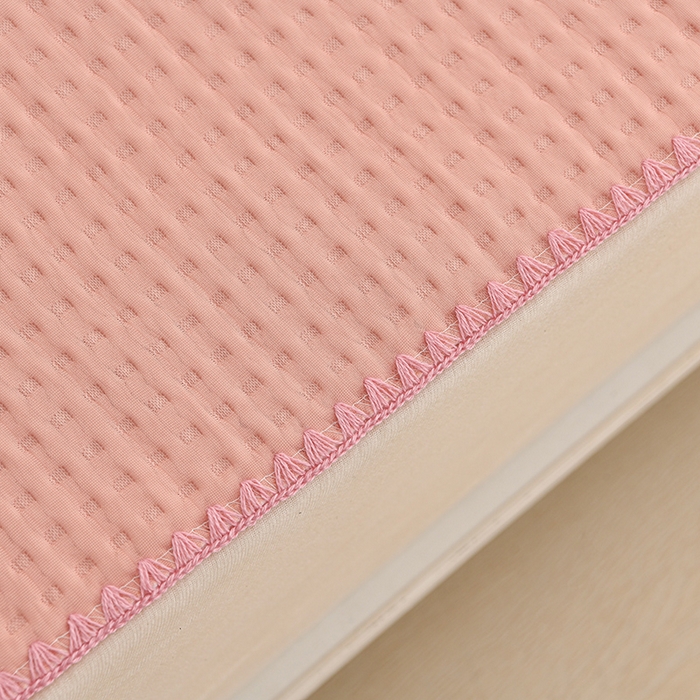 91家纺网 家纺一手货源 找家纺 圣楚家纺 2025春夏新款清凉华夫格夏被夏凉被空调被 清凉粉玉