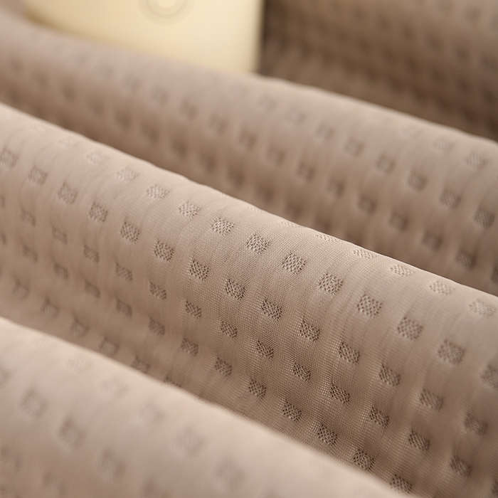 91家纺网 家纺一手货源 找家纺 圣楚家纺 2025春夏新款清凉华夫格夏被夏凉被空调被 清凉浅咖