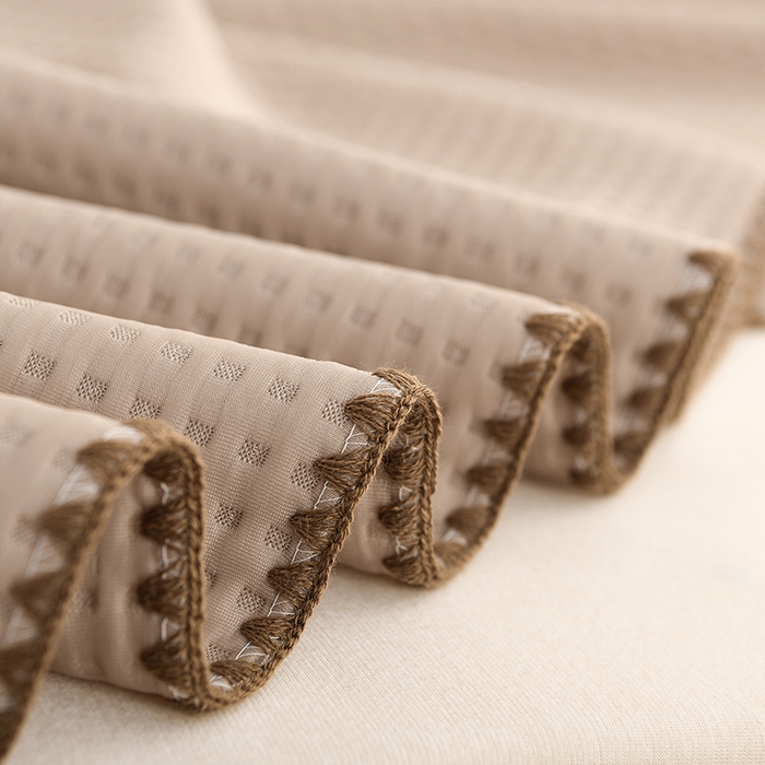 91家纺网 家纺一手货源 找家纺 圣楚家纺 2025春夏新款清凉华夫格夏被夏凉被空调被 清凉浅咖