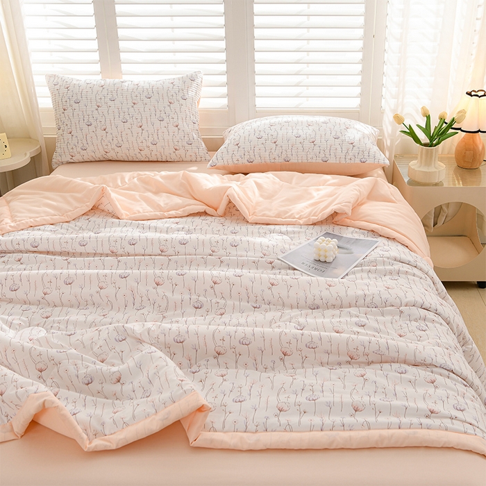 91家纺网 家纺一手货源 找家纺 圣楚家纺 2025春夏新款大豆纤维夏被夏凉被空调被 浪漫童话