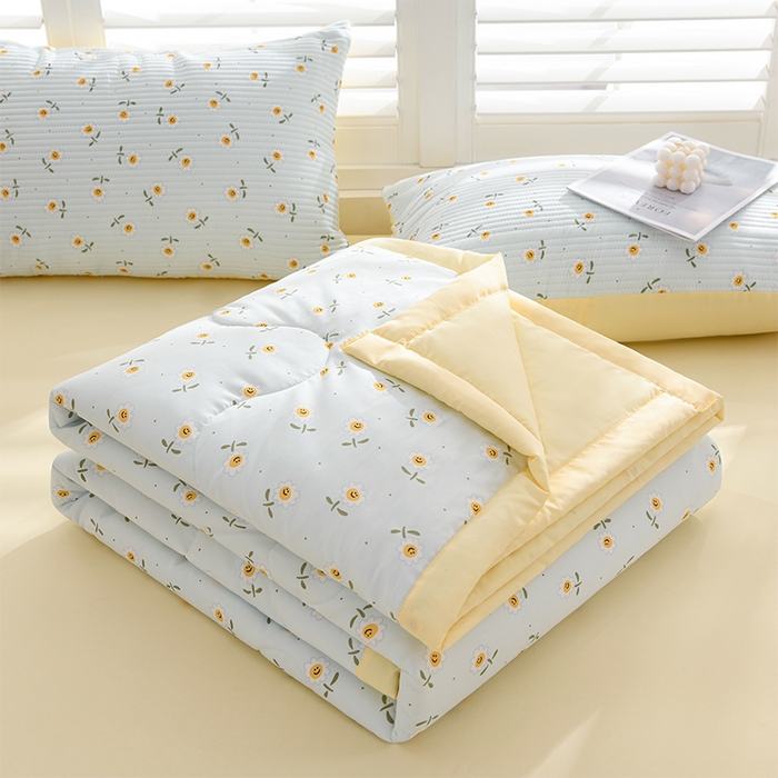 圣楚家纺 2025春夏新款大豆纤维夏被夏凉被空调被 笑脸甜心