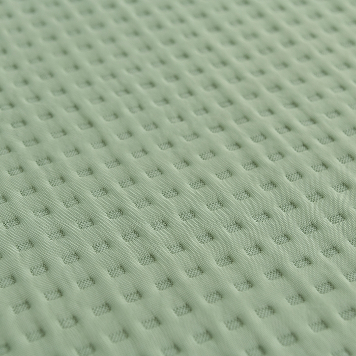 91家纺网 家纺一手货源 找家纺 圣楚家纺 2025春夏新款清凉华夫格夏被夏凉被空调被 清凉草绿