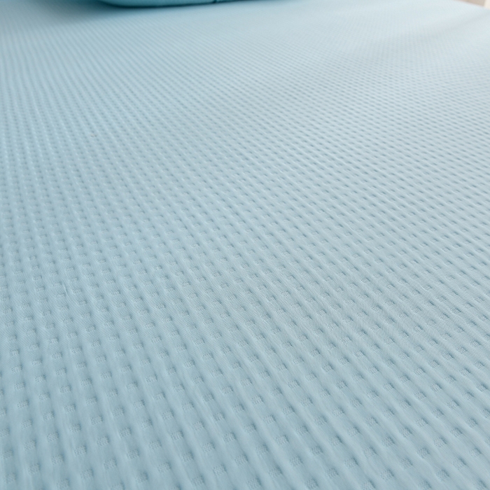 91家纺网 家纺一手货源 找家纺 圣楚家纺 2025春夏新款清凉华夫格夏被夏凉被空调被 清凉天蓝