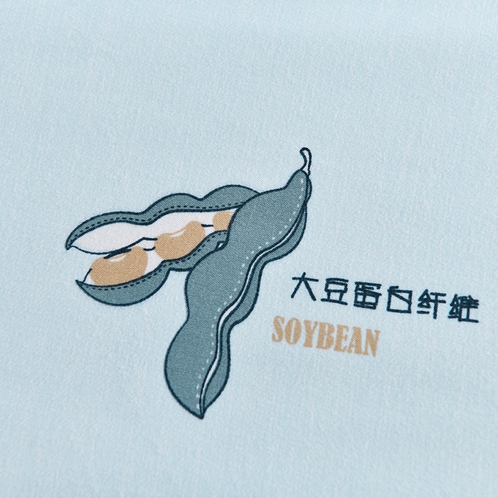 91家纺网 家纺一手货源 找家纺 圣楚家纺 2025春夏新款大豆纤维夏被夏凉被空调被 相思-蓝