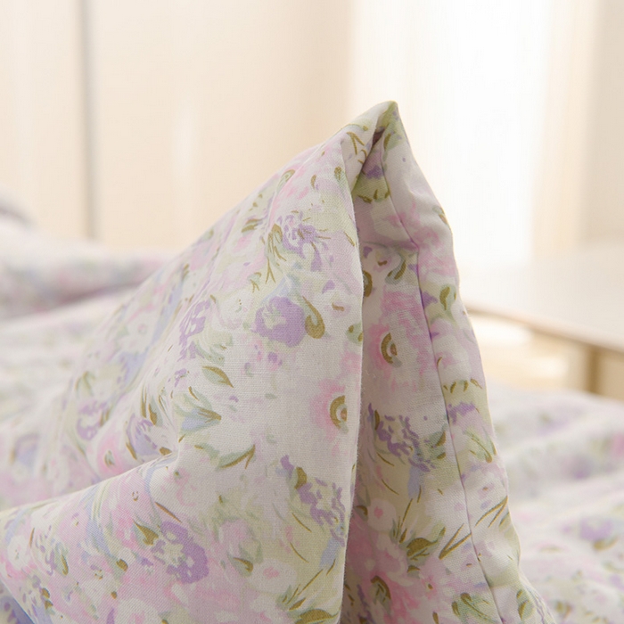 91家纺网 家纺一手货源 找家纺 圣楚家纺 2025春夏新款全棉双层纱夏被夏凉被空调被 春序