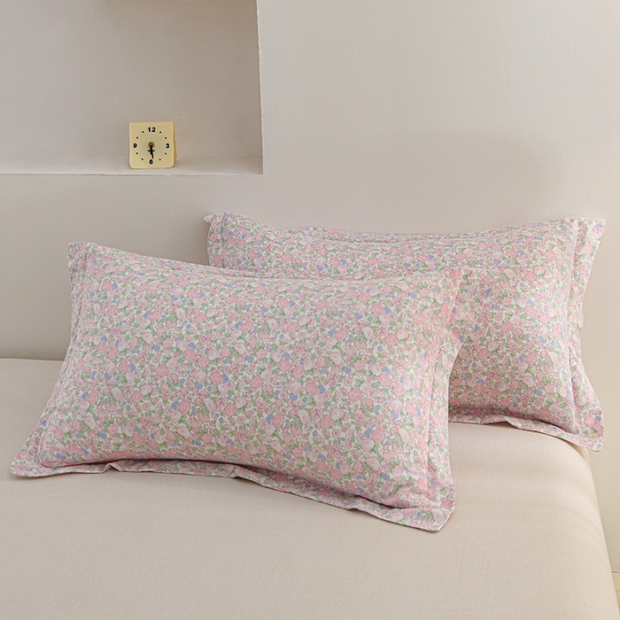 91家纺网 家纺一手货源 找家纺 圣楚家纺 2025春夏新款全棉双层纱夏被夏凉被空调被 梅林春晓