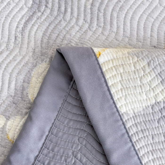 91家纺网 家纺一手货源 找家纺 晨晨家纺 2025新款A类印花莱赛尔天丝软席床盖三件套 乐莹