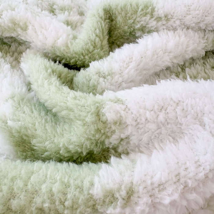 91家纺网 家纺一手货源 找家纺 潮邦创意家居 【标准250G】阳离子双色提花星绒梦语小球毯可供跨境电商可压缩 星绒梦语雅绿