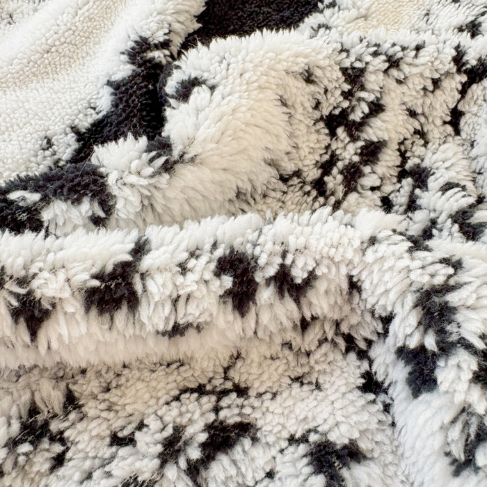 91家纺网 家纺一手货源 找家纺 潮邦创意家居 【标准250G】阳离子双色提花星绒梦语小球毯可供跨境电商可压缩 星绒梦语素墨