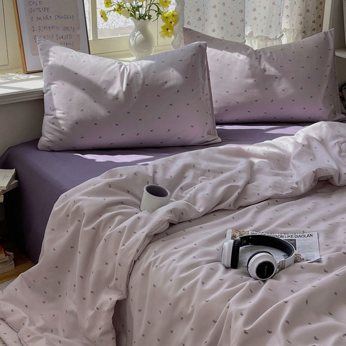 91家纺网 家纺一手货源 找家纺 繁花家居 2025新款AA版水洗棉超软夏被直播热款 紫蝶之梦