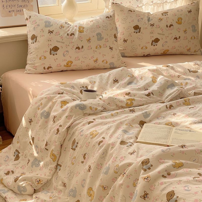 91家纺网 家纺一手货源 找家纺 繁花家居 2025新款AA版水洗棉超软夏被直播热款 碎花西高地