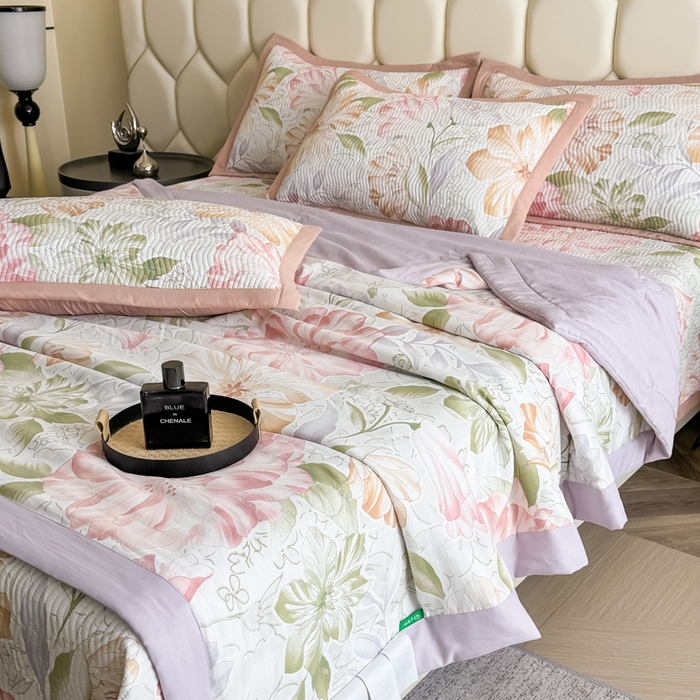 91家纺网 家纺一手货源 找家纺 （总）晨晨家纺 2025新款A类印花莱赛尔天丝软席夏被夏凉被空调被