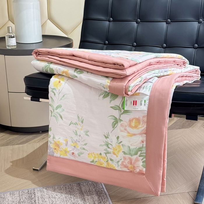 91家纺网 家纺一手货源 找家纺 （总）晨晨家纺 2025新款A类印花莱赛尔天丝软席夏被夏凉被空调被