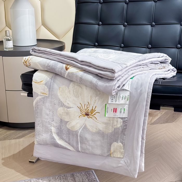 晨晨家纺 2025新款A类印花莱赛尔天丝软席夏被夏凉被空调被 乐莹