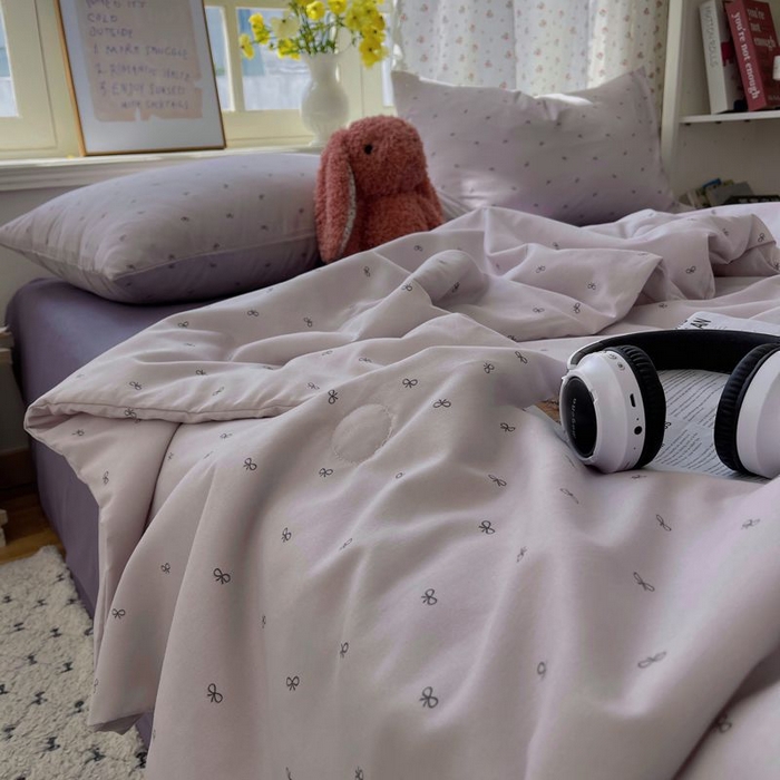 91家纺网 家纺一手货源 找家纺 繁花家居 2025新款AA版水洗棉超软夏被直播热款 紫蝶之梦