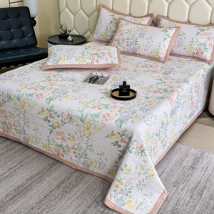 91家纺网 家纺一手货源 找家纺 晨晨家纺 2025新款A类印花莱赛尔天丝软席夏被夏凉被空调被 梦蔓