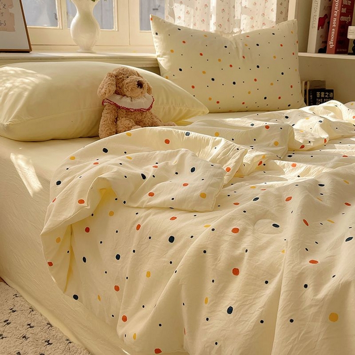 91家纺网 家纺一手货源 找家纺 繁花家居 2025新款AA版水洗棉超软夏被直播热款 七彩波波