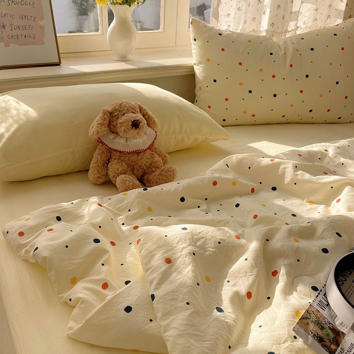 91家纺网 家纺一手货源 找家纺 繁花家居 2025新款AA版水洗棉超软夏被直播热款 七彩波波