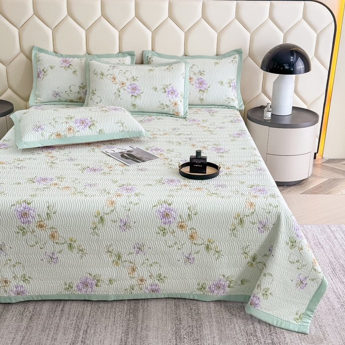 91家纺网 家纺一手货源 找家纺 晨晨家纺 2025新款A类印花莱赛尔天丝软席夏被夏凉被空调被 沐初