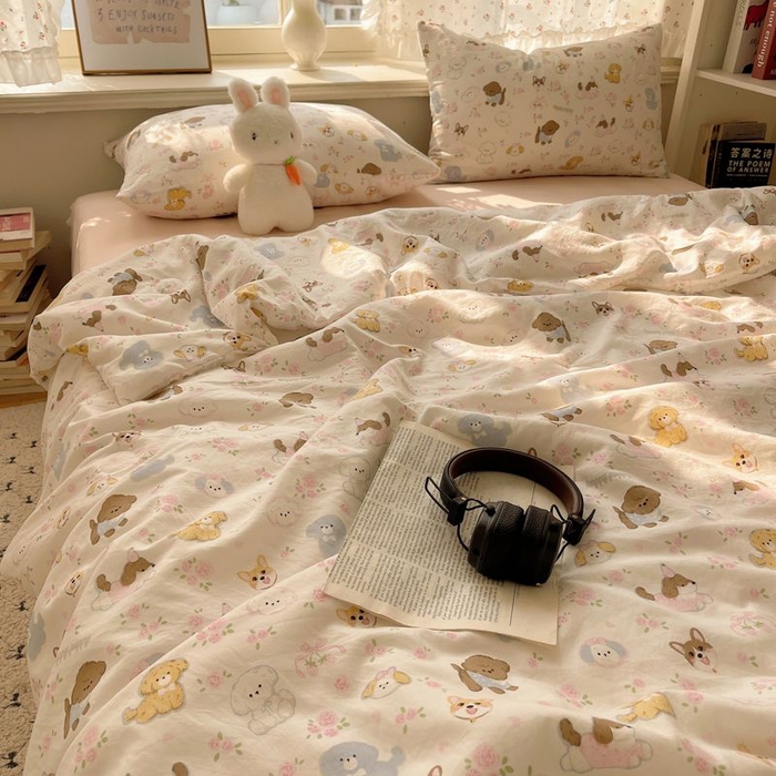 91家纺网 家纺一手货源 找家纺 繁花家居 2025新款AA版水洗棉超软夏被直播热款 碎花西高地