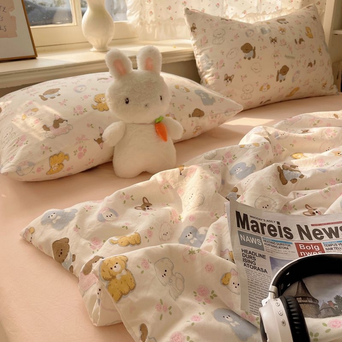 91家纺网 家纺一手货源 找家纺 繁花家居 2025新款AA版水洗棉超软夏被直播热款 碎花西高地