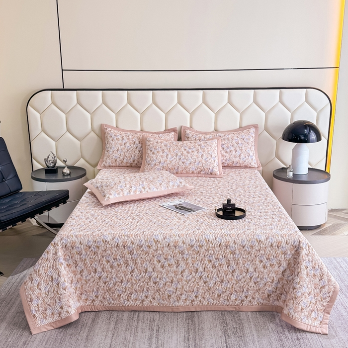 91家纺网 家纺一手货源 找家纺 晨晨家纺 2025新款A类印花莱赛尔天丝软席夏被夏凉被空调被 紫韵