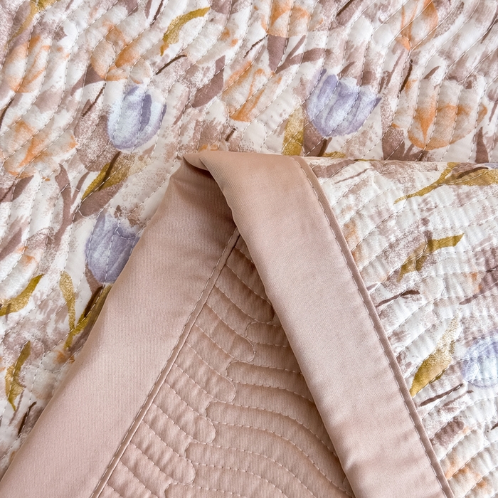 91家纺网 家纺一手货源 找家纺 晨晨家纺 2025新款A类印花莱赛尔天丝软席夏被夏凉被空调被 紫韵