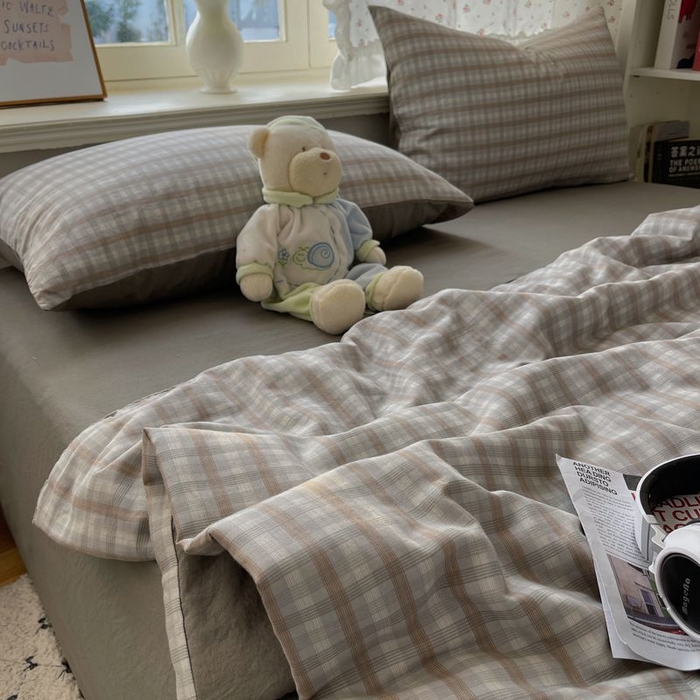 91家纺网 家纺一手货源 找家纺 繁花家居 2025新款AA版水洗棉超软夏被直播热款 烟雾灰