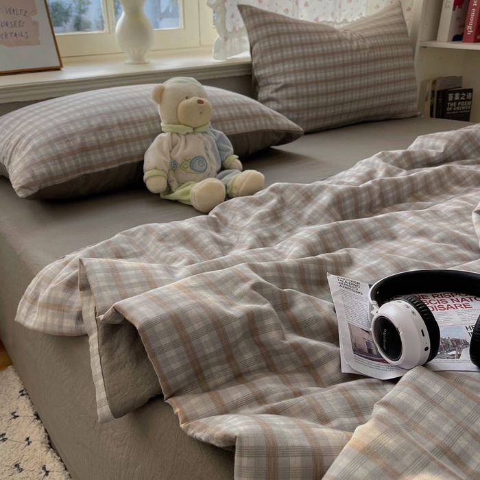 91家纺网 家纺一手货源 找家纺 繁花家居 2025新款AA版水洗棉超软夏被直播热款 烟雾灰