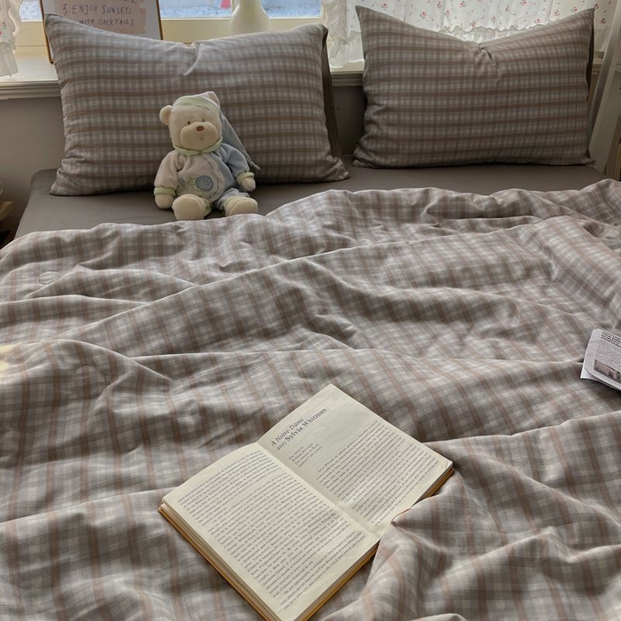 91家纺网 家纺一手货源 找家纺 繁花家居 2025新款AA版水洗棉超软夏被直播热款 烟雾灰