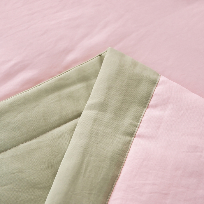 91家纺网 家纺一手货源 找家纺 晨晨家纺 2025新款A类莱赛尔天丝刺绣款夏被系列 单夏被 皇冠-樱花粉