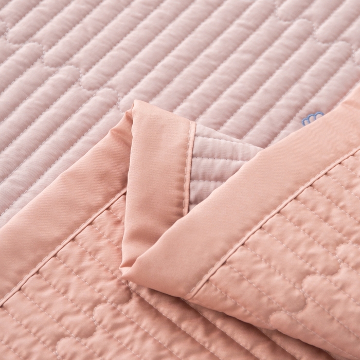 91家纺网 家纺一手货源 找家纺 晨晨家纺 2025新款A类莱赛尔天丝刺绣款凉席席子床盖款系列三件套 皇冠-高级咖