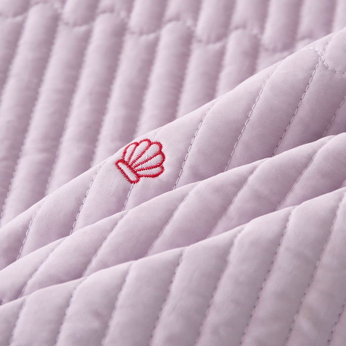 91家纺网 家纺一手货源 找家纺 晨晨家纺 2025新款A类莱赛尔天丝刺绣款夏被系列 单夏被 皇冠-魅影紫