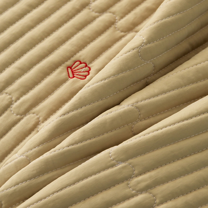 91家纺网 家纺一手货源 找家纺 晨晨家纺 2025新款A类莱赛尔天丝刺绣款凉席席子床盖款系列三件套 皇冠-抹茶绿